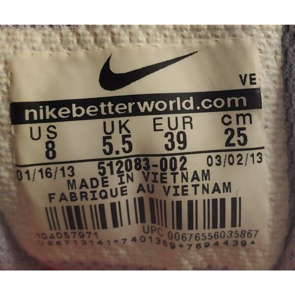 Nike Air Womens Size 8 Relentless 2 Grey Hot Punch EUC 512083-002 - Picture 5 of 11